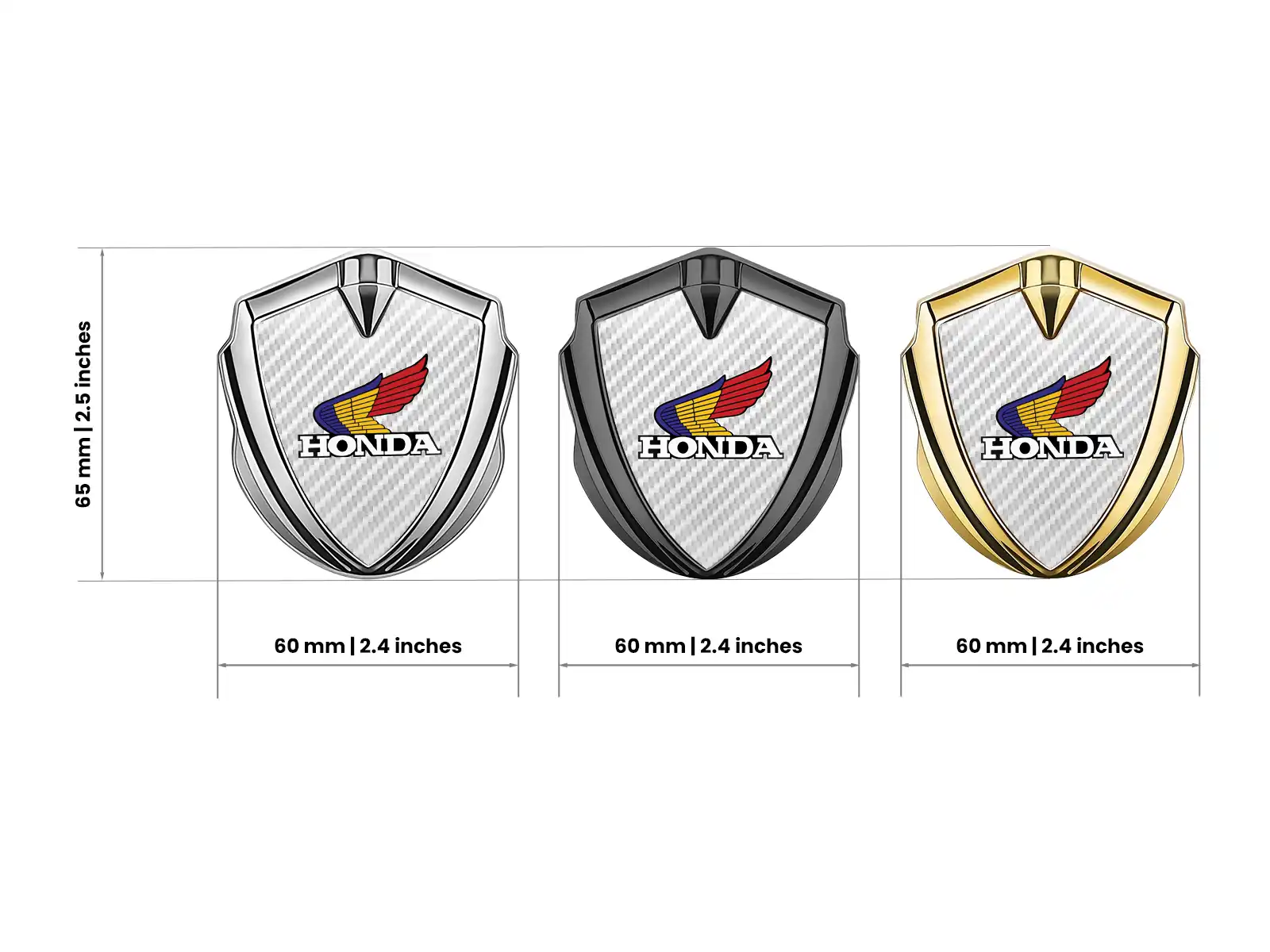 Honda Badge Self Adhesive Customizable Force Design